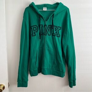 PINK Victoria's Secret Green Hoodie
